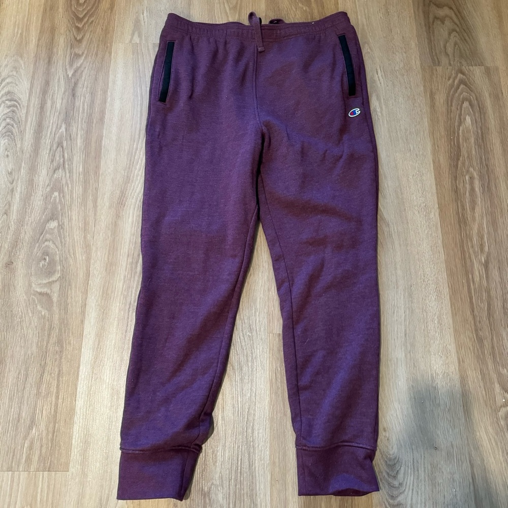 Champion Maroon Jogger Sweatpants